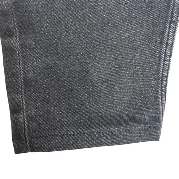 Re/Done 90s High-Rise Ankle Crop Jeans Size 24 Black